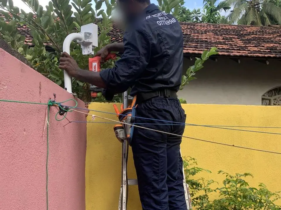 Camera install on site