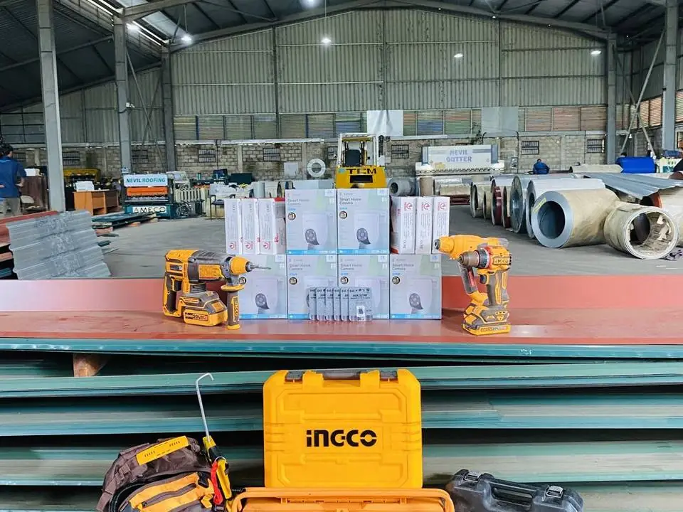 Kitted out for a factory job